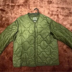 Green Quilted Jacket